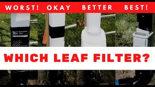 Gutter Downspout Leaf Filter Clean Out Review  2023 Leaf Filter Guide [upl. by Yentrok]