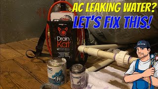 StepbyStep Guide to Fixing a Central AC Drain Pan Filled with Water Learn from the Professionals [upl. by Rickart975]