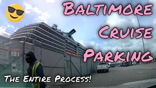 Baltimore Cruise terminal parking process [upl. by Brazee181]