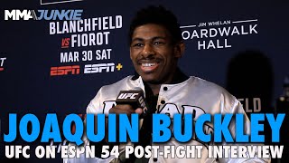 Joaquin Buckley Determined to Headline St Louis Not Interested in Kevin Holland  UFC on ESPN 54 [upl. by Eniledam]