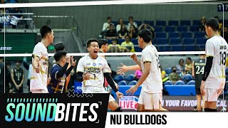 UAAP NU draws first blood vs UST in mens volleyball Finals  Soundbites [upl. by Schlenger]