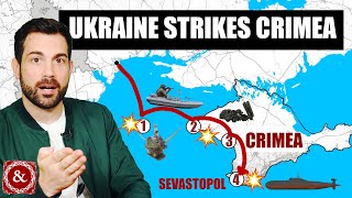 How Ukraine Hit Russian Forces Deep Inside Crimea [upl. by Maunsell]