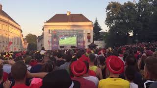 ⚽️ Belgique vs Japon fan zone Tournai 🇧🇪🇯🇵 [upl. by Lanctot]