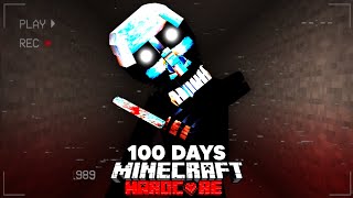 I Spent 100 Days in the CREEPIEST MOD in Hardcore Minecraft Heres What Happened FULL MOVIE [upl. by Anyrb442]