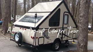 Aframe Camper Tour Must See [upl. by Enohpets]