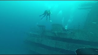 Florida Travel Diving the USS Oriskany off Pensacola [upl. by Hallett]