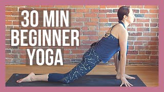 30 min Beginner Yoga  Full Body Yoga Stretch No Props Needed [upl. by Noired635]