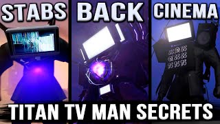 TITAN TV MAN All Secrets amp Easter Eggs  Skibidi Toilet Episodes 167 Anslysis  Lore amp Theory [upl. by Past978]