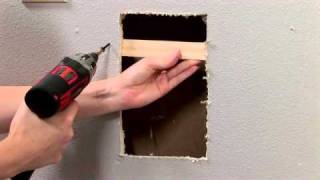 HouseSmarts DIY quotWere Patching a Hole in Drywallquot Episode 100 [upl. by Kassia]