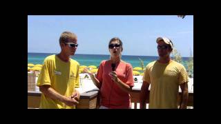 Experience Full Beach Service  Hilton Sandestin Beachside Report with the HTeam 07212011 [upl. by Ecinna]