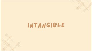 Intangible meaning  example [upl. by Bartholomew]