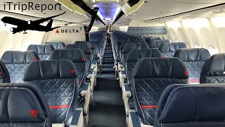 Delta Air Lines 737900ER First Class Review [upl. by Atiuqcaj]