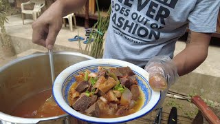 quotKULAWOquot Laman loob ng kalabaw  Carabao soup  Batangas recipe [upl. by Nitsreik]