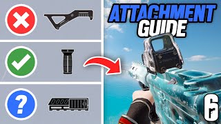 The BEST Attachments for Year 9  R6 Siege Attachment Guide [upl. by Avlis]