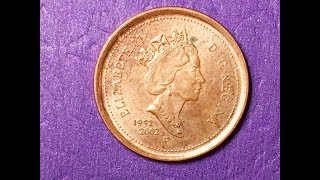 Canada 1 Cent 19522002 Golden Jubilee [upl. by Akihsay]