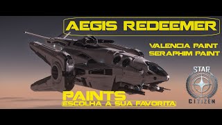 Star Citizen Aegis Redeemer Paints [upl. by Sivahc]