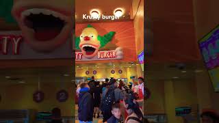 Krusty burger Universal Studios [upl. by Farkas]