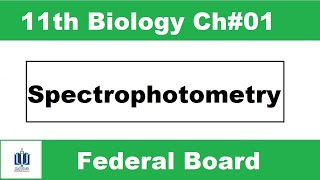 Spectrophotometry  Concept  Mechanism  Applications  Ilmi Stars Academy [upl. by Rehpetsirhc]