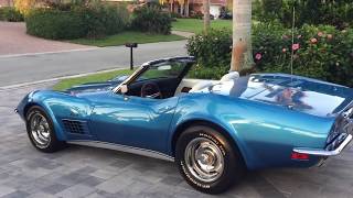 1970 Chevrolet Corvette Stingray Convertible Review and Test Drive by Bill  Auto Europa Naples [upl. by Tristas]