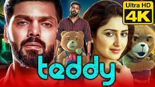 Teddy 4K ULTRA HD South Indian Comedy Hindi Dubbed Full Movie  Arya Sayyeshaa [upl. by Aisyat]