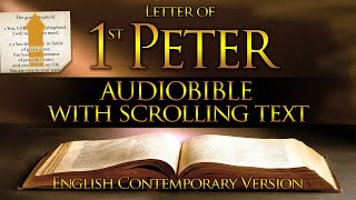 Holy Bible Audio 1st PETER Contemporary English With Text [upl. by Matthus]