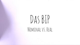 Das Bruttoinlandsprodukt  nominales vs reales BIP [upl. by Lledniuq847]