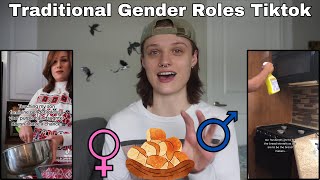 Traditional Gender Roles Tiktok Makes Me Roll Off A Steep Cliff [upl. by Lak286]