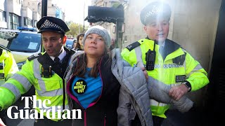 Greta Thunberg arrested after joining hundreds of climate protesters in London [upl. by Sky153]