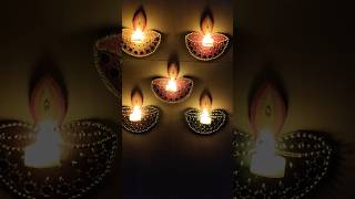 Tealight candle holder  Diya decor diya shorts diy trending viralvideo [upl. by Eerolam]