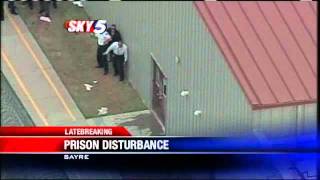 Dramatic Video From Sayre Prison Disturbance [upl. by Aliza]