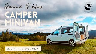 Minivan Camper Conversion Dacia Dokker [upl. by Gratianna]