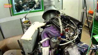 BMW Brabham BT52 Formula One 1983  Dyno Run with glowing headers [upl. by Lagas659]