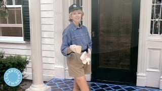 Throwback Thursdays How to StencilPaint a Porch  Martha Stewart [upl. by Merow]