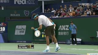 Djokovic vs Del Potro Shanghai 2013 Final Highlights HD [upl. by Bencion688]