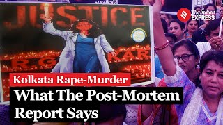 What The PostMortem Report of Kolkata Victim Says  Kolkata RapeMurder Case [upl. by Wolpert157]