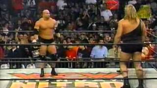 The Big Show Giant vs Goldberg WCW Nitro 12101998 [upl. by Assyla]