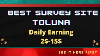 How to Open in Toluna Survey account bangla tutorial 2021 ll Daily Earn 2 15 [upl. by Freddi130]