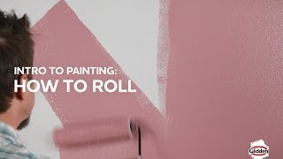 Glidden Paint  How to Roll a Roller [upl. by Ciccia183]