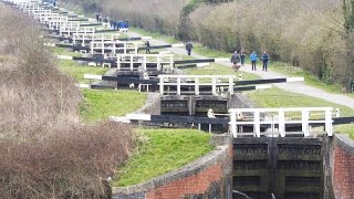 Caen Hill Locks Devizes [upl. by Titania]