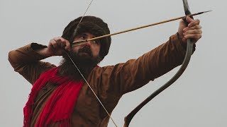 Firing Arrows Like a Mongolian Warrior [upl. by Eirojam]