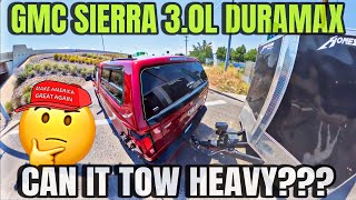 Can The GMC Sierra 1500 30L Duramax LM2 Tow Heavy Let’s See [upl. by Mable]