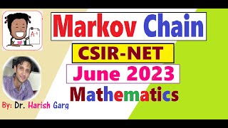 Markov Chain CSIR NET June 2023  ID 704105 [upl. by Nauqe]