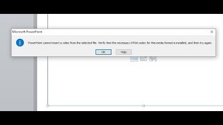 حل مشكلة ادراج فديو للباور بوينت  PowerPoint 2010  How to Fix the Error of 64 Bit Codec [upl. by Ained996]