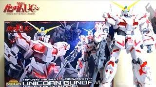 【メガサイズモデル】148 機動戦士ガンダムUC ユニコーンガンダム ヲタファのガンプラレビュー  MEGA SIZE Unicorn Gundam [upl. by Watt85]