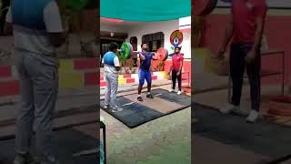 Sanjiv rana 150 kg weightlifting sports motivation olympics youtubeshorts shorts shortvideo [upl. by Adekram]