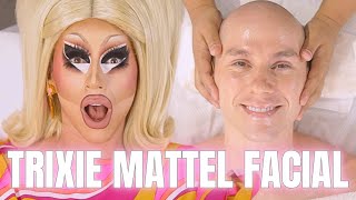 I GAVE TRIXIE MATTEL A FACIAL  PatrickStarrr [upl. by Nyrraf899]