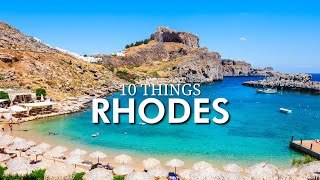 Top 10 Things To Do in Rhodes Greece [upl. by Yleen400]