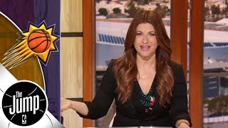 Rachel Nichols In Deandre Ayton vs Luka Doncic Suns face tough choice at No 1  The Jump  ESPN [upl. by Ariaek]