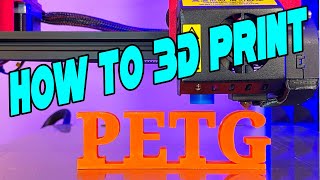 How to 3D Print PETG Filament Tips and Settings to 3D Print PETG Like a Pro  Cura [upl. by Delaryd]