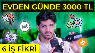 2024de GÜNDE 3000 TL Kazandıracak 6 MESLEK  İŞ [upl. by Shyamal]